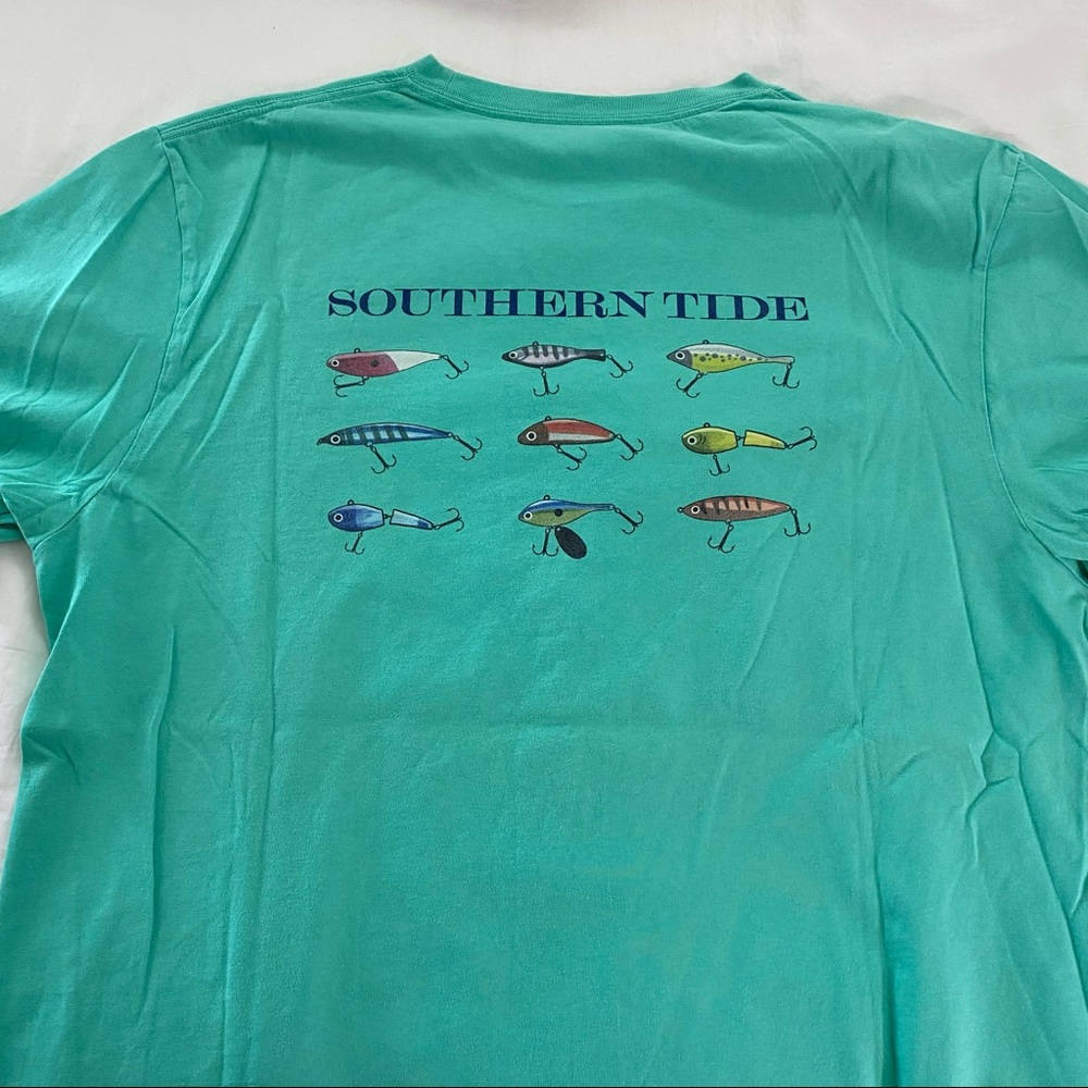 Southern Tide fishing logo shirt